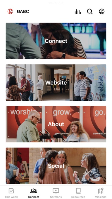 Grand Avenue Baptist Church Screenshot
