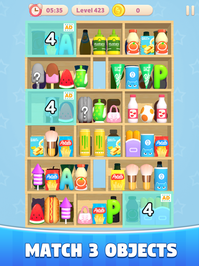 Goods Merge - 3D Goods Sort