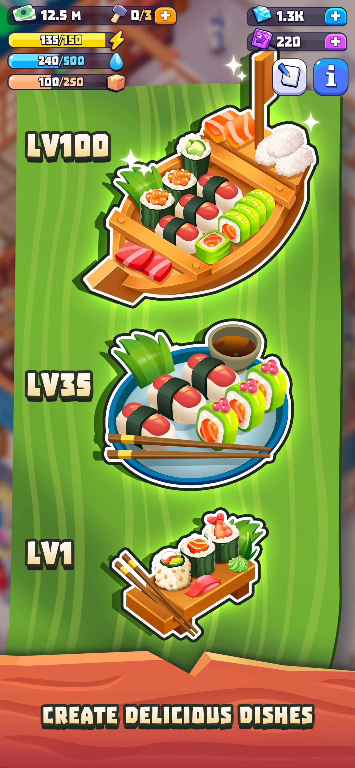 Sushi Empire Tycoon—Idle Game