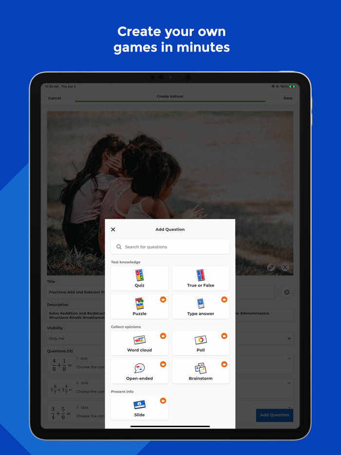 Kahoot Play and Create Quizzes