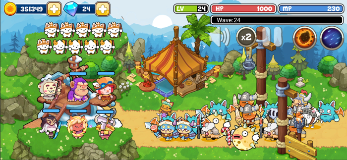 Castle Defense Battle Towers