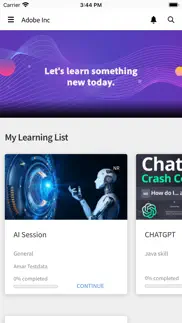 adobe learning manager iphone screenshot 1