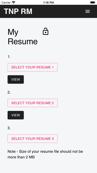 DTU RM Screenshot