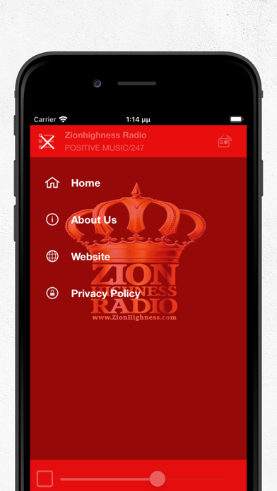 Zionhighness Radio Screenshot