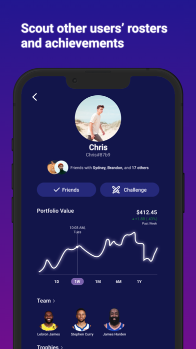 Populus: Live NBA Fantasy Game Screenshot
