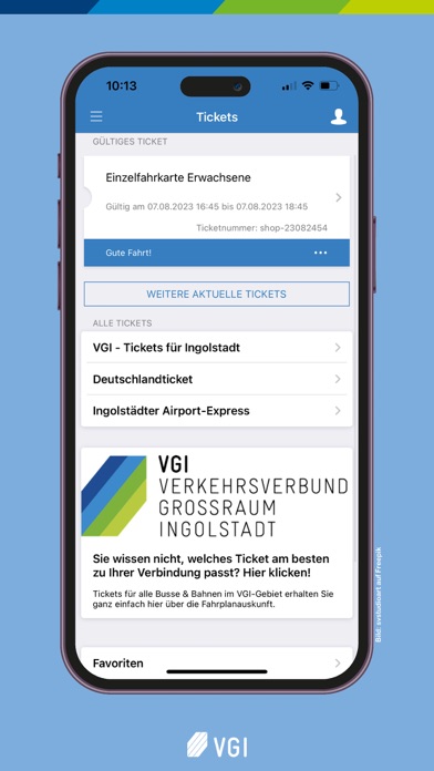 VGI App Ingolstadt Screenshot