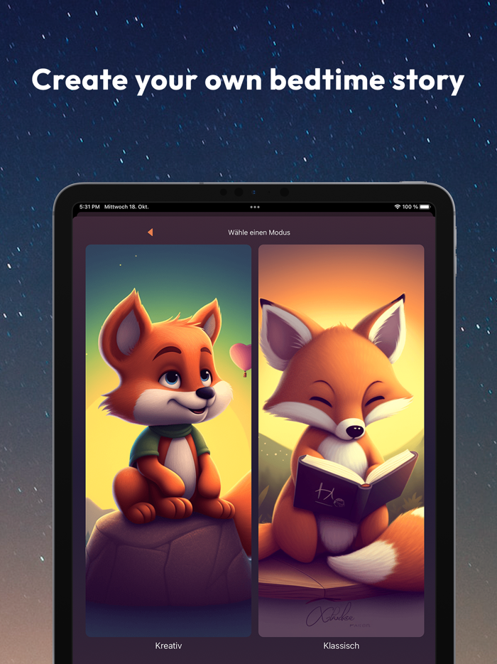 Oscar personal bedtime stories