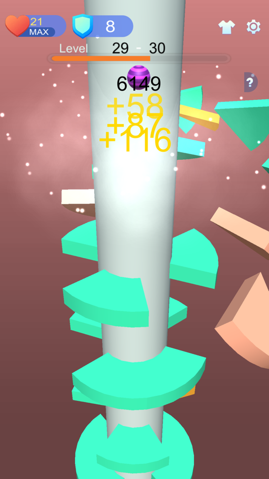 #9. Stacky Ball (iOS) Podle: Beijing Popeach Network Technology Limited