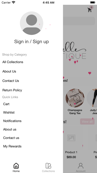 Bee Elle Boutique Screenshot