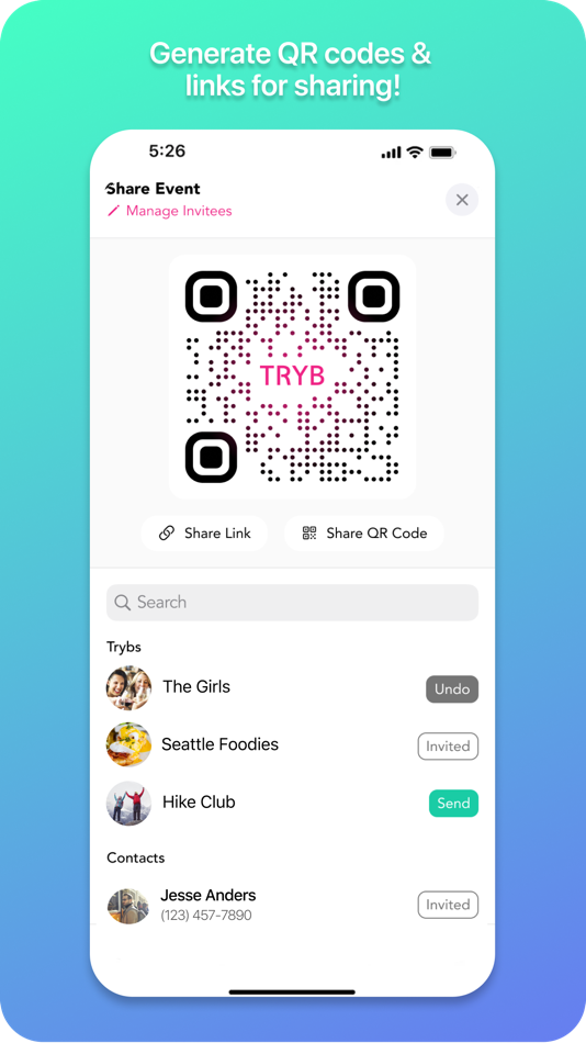 #5. Tryb - Make Plans & Hang Out (iOS) Podle: Tryb