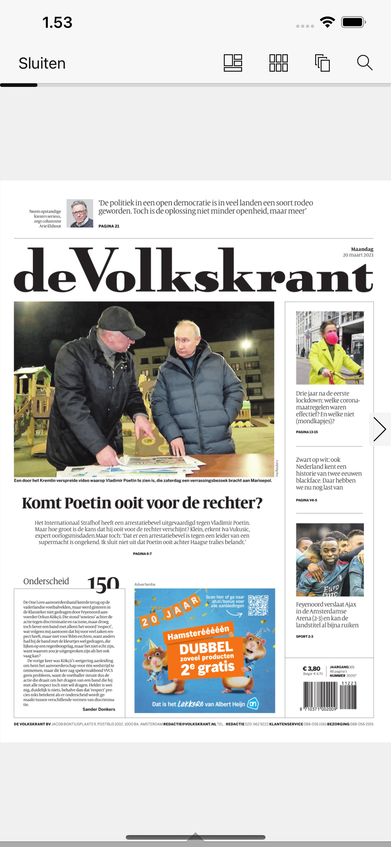 de Volkskrant Krant