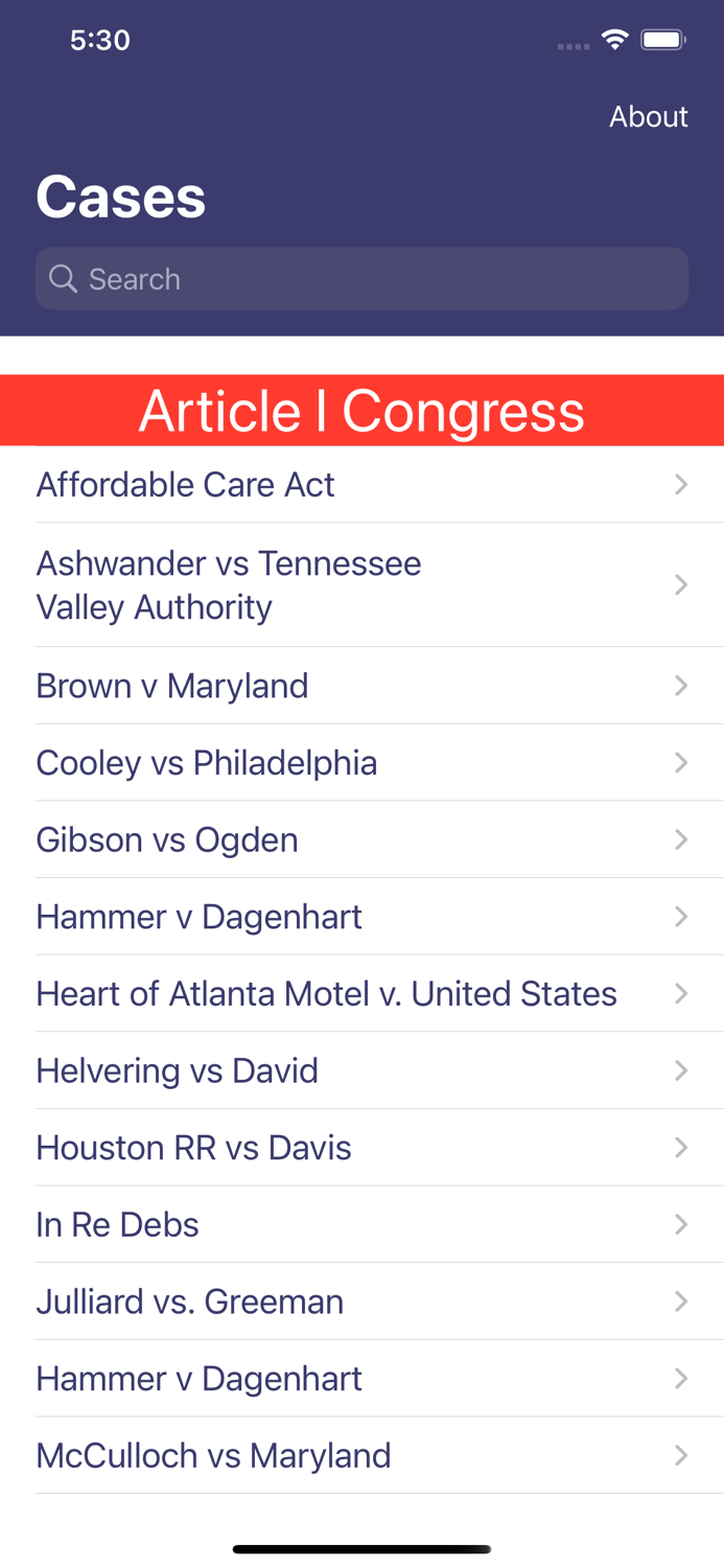 Supreme Court Decisions