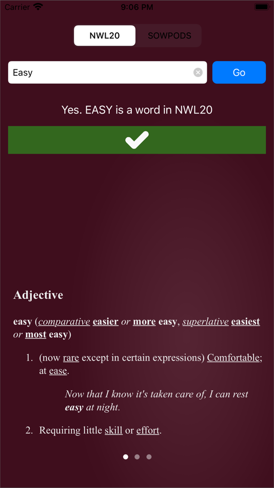 #3. Dictionary for Scrabble (iOS) 由: Quala
