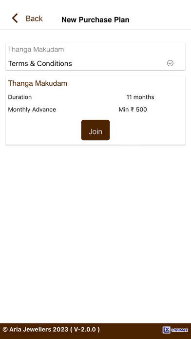 Aria Jewellers Screenshot