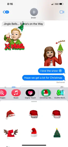 Game screenshot Christmas Memoji Stickers mod apk