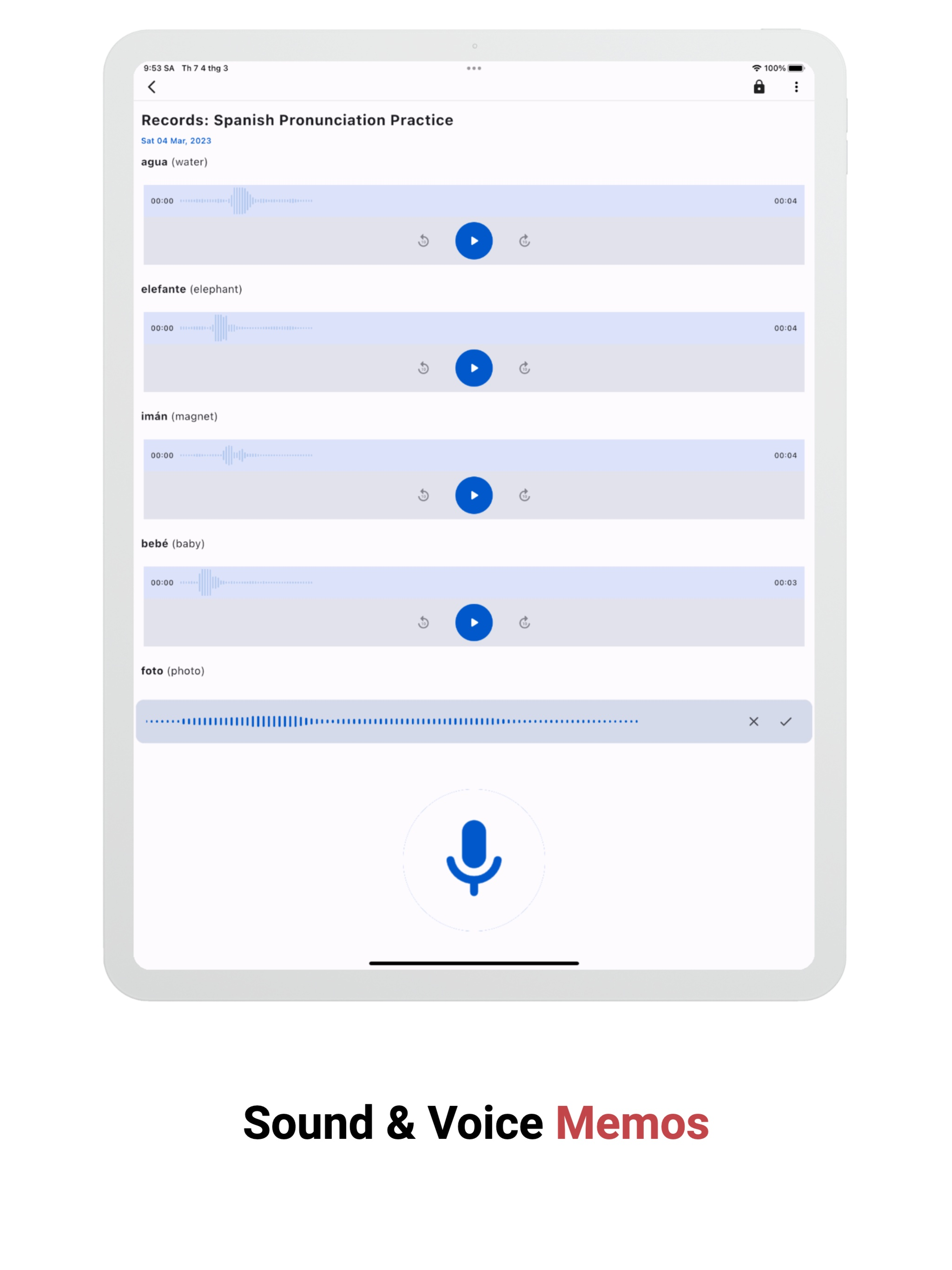 Voice Memos, Recorder & Notes