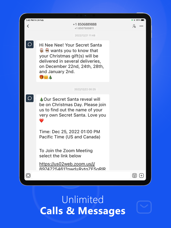 IntBell Phone Calls  Texts