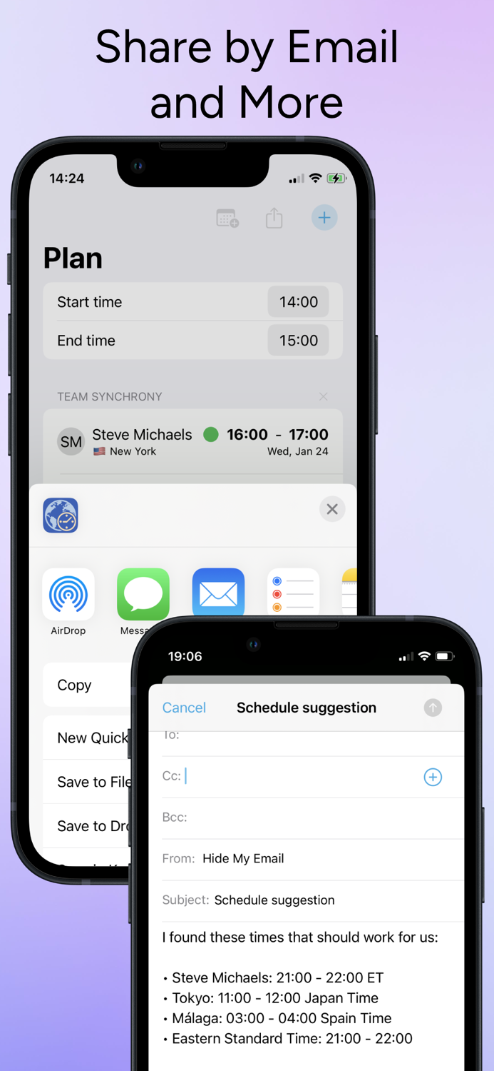 ZoneMate - Time Zone Planner