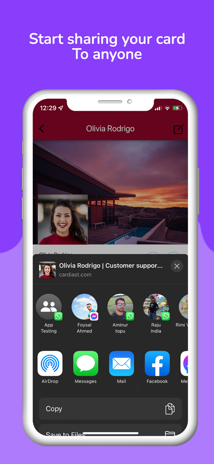 Cardiast - Business Card