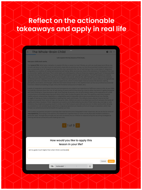 Better You - Your Growth Buddy iPad screenshot 4 - Book app
