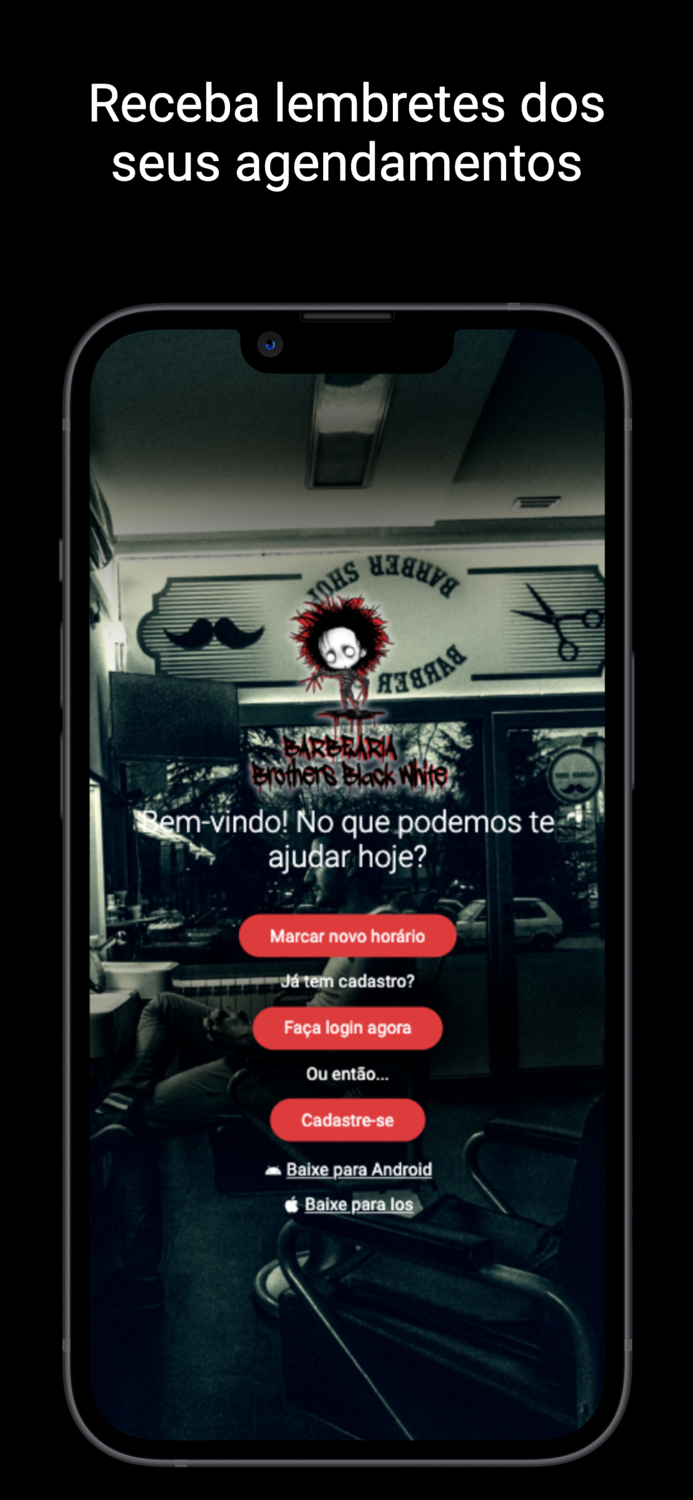 Barbearia Brothers Black White