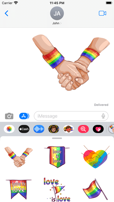 Screenshot #1 pour Gay LGBT Stickers