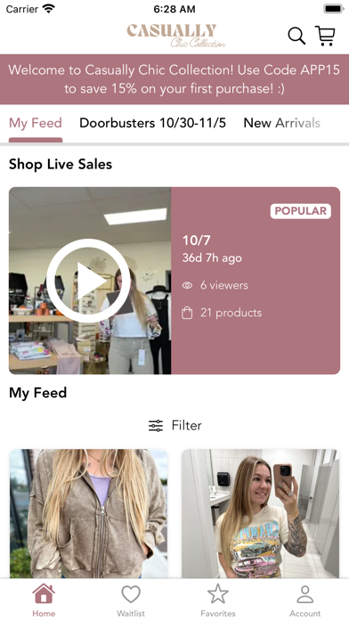 Casually Chic Collection Screenshot