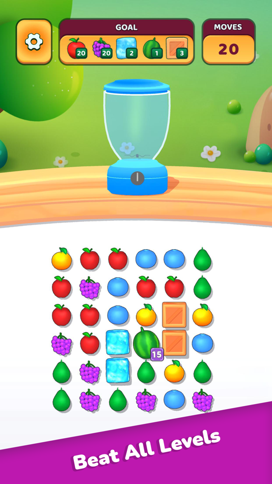 #3. Fruit Connect! (iOS) 由: Playnoob
