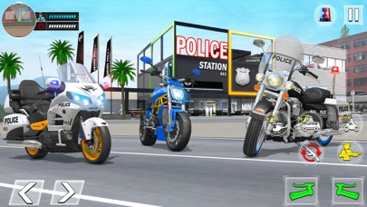 US Police Moto Bike Car Chase Screenshot