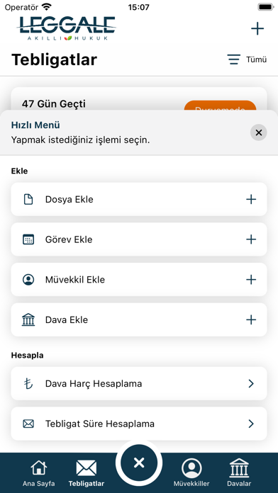 Leggale Screenshot