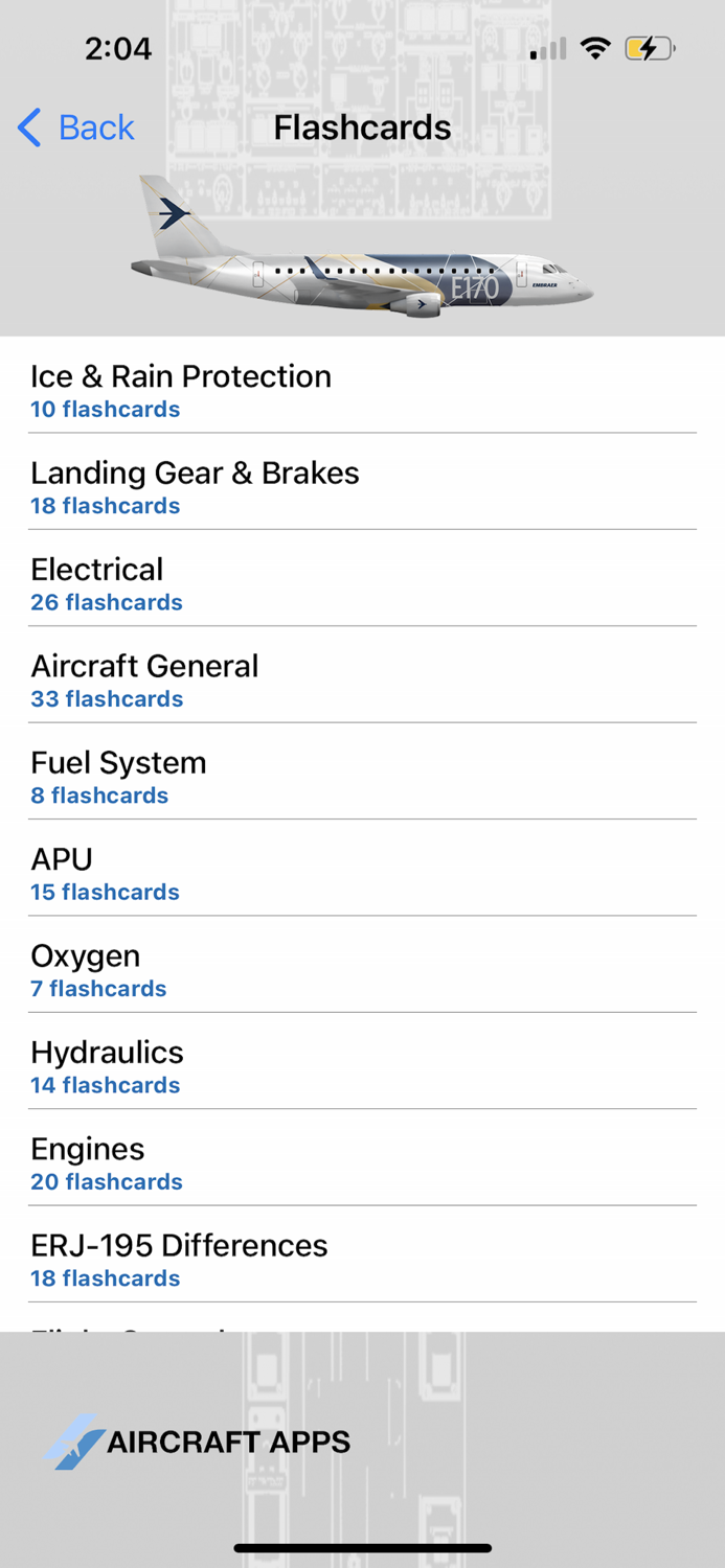 E170-175 Type Rating Prep