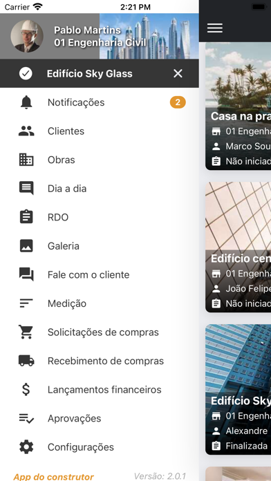 Obra Prima App Screenshot