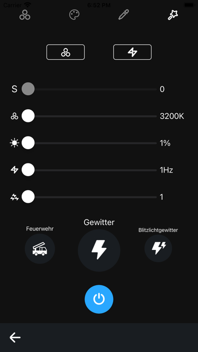 Instarter Spectar LED Screenshot