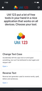 Util 123 - Nice dev tools screenshot #1 for iPhone