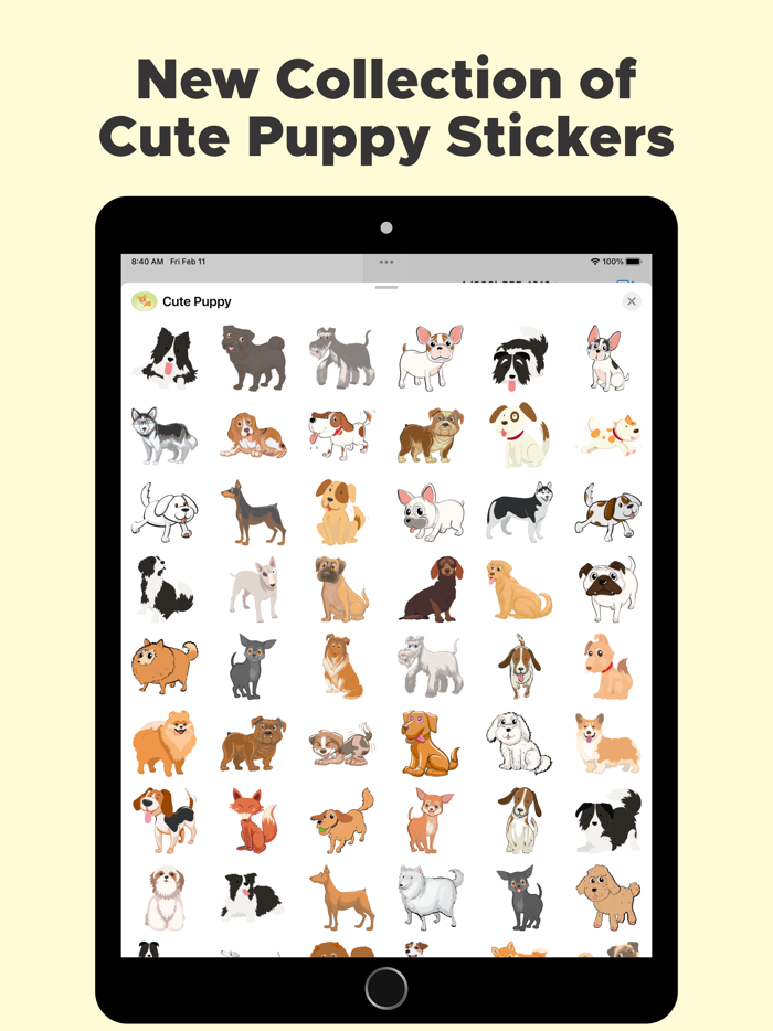 Cute Puppy Stickers
