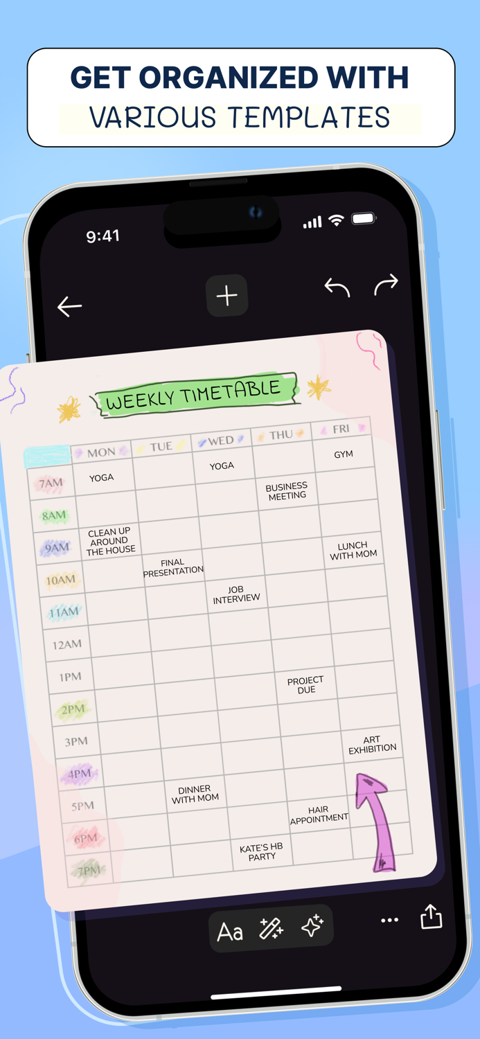 Digital Note Planner Journal