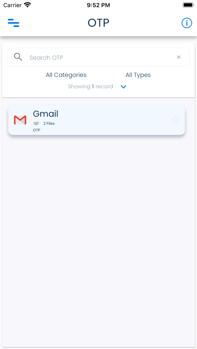 SplashID Pro 9 Screenshot