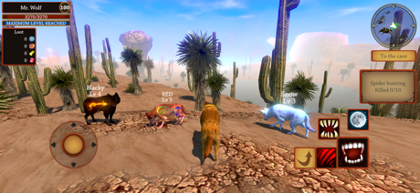 Wolf Simulator - Animal Games screenshot 8