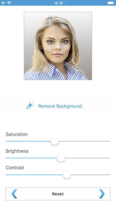 Biometric Passport Photo Screenshot