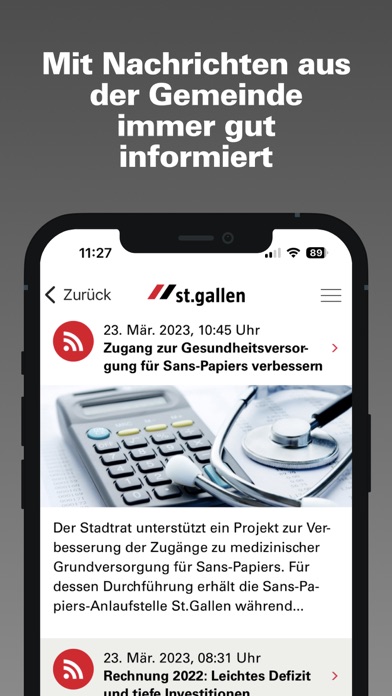 Stadt St.Gallen Screenshot