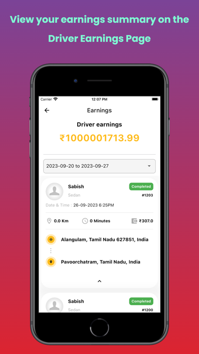 Ellantaxi - Driver Screenshot