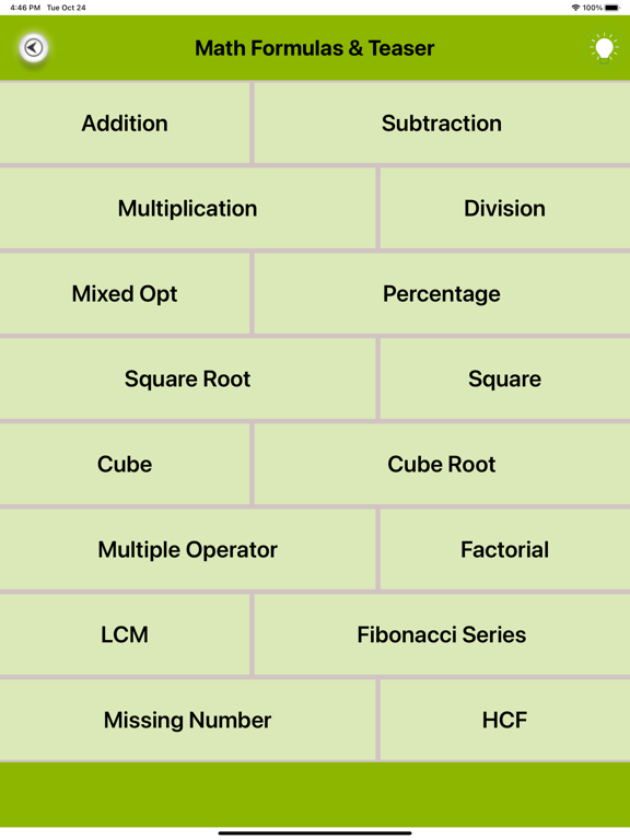 Screenshot #5 pour Maths Formulas & Brain Teaser