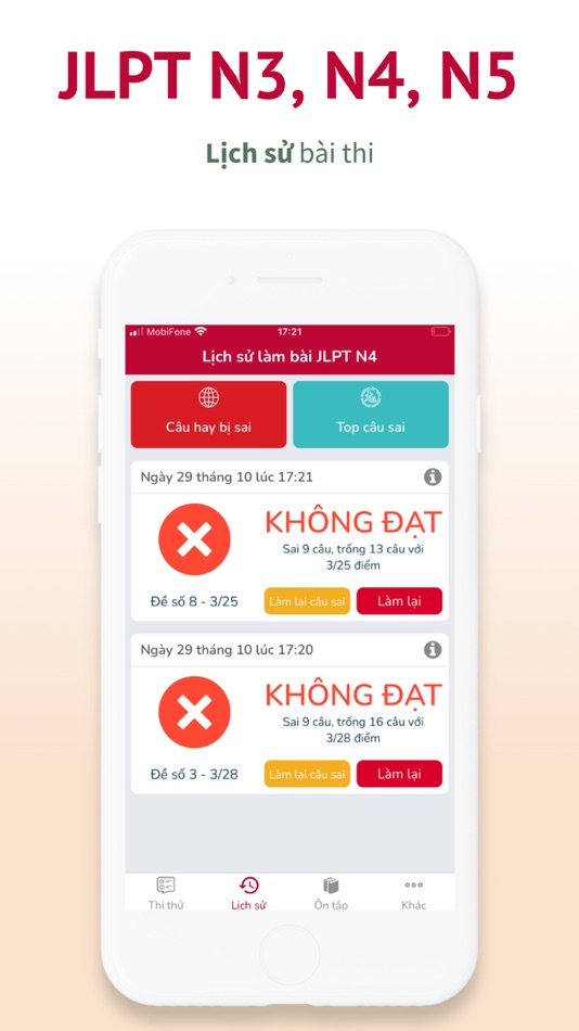 #4. JLPTify N3, N4, N5 (iOS) بواسطة: Binh Tran