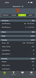 Syracuse Football App screenshot #3 for iPhone