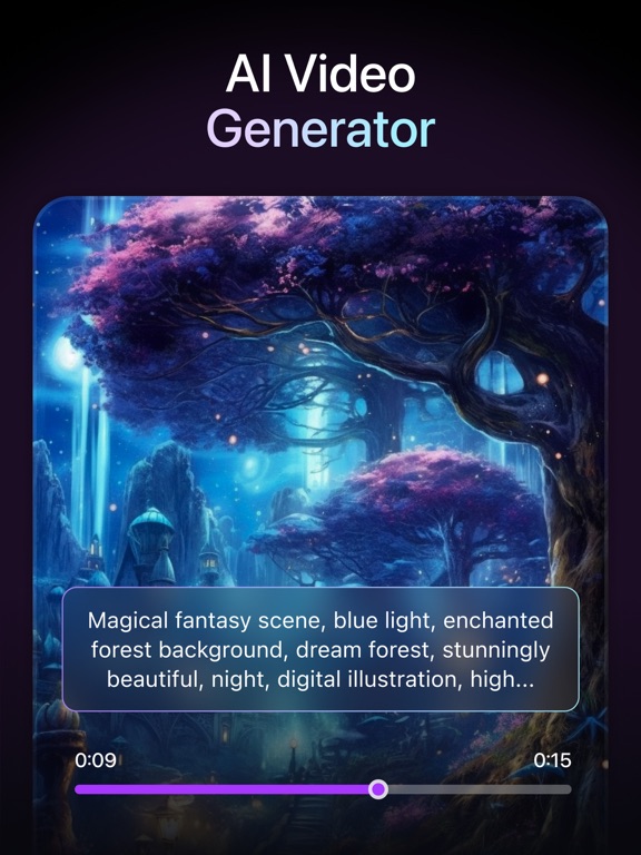 AI Art : Photo Video Generator iPad screenshot 2 - Graphics & Design app