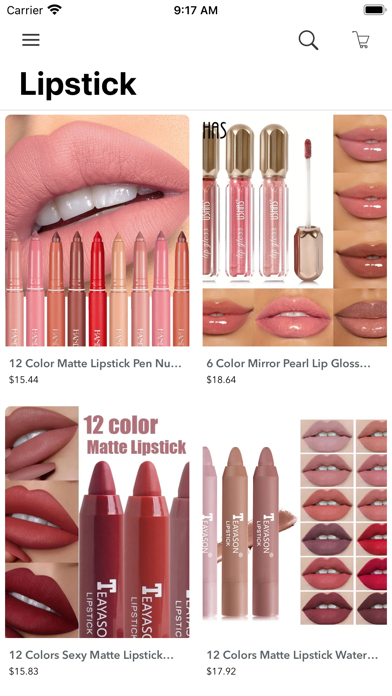 Beauty Cosmetics Shop Online Screenshot