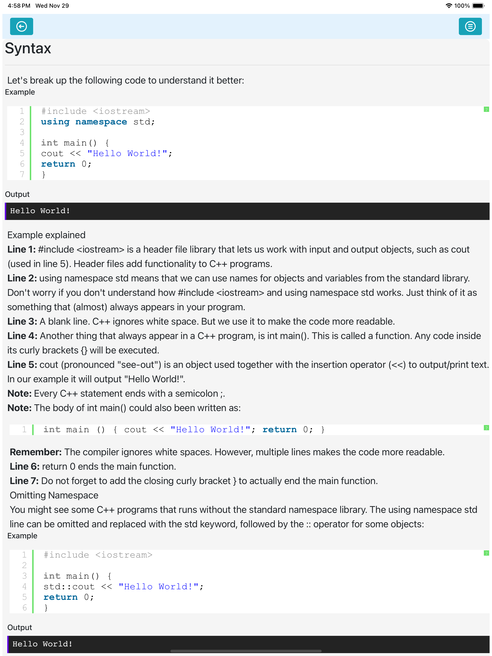Learn Cpp - Learn C++
