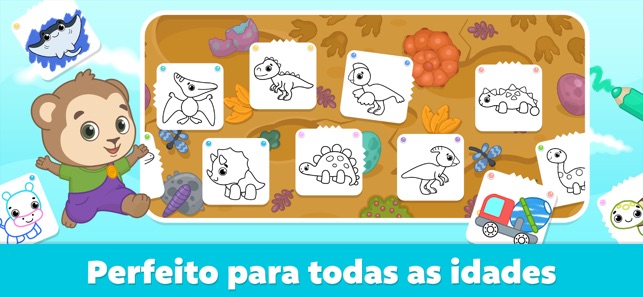 Jogos crianças pintar infantis para iOS (iPhone/iPad/iPod touch