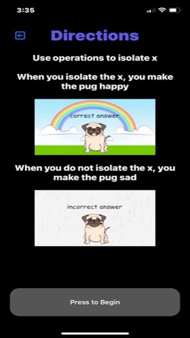 Pug Math Screenshot