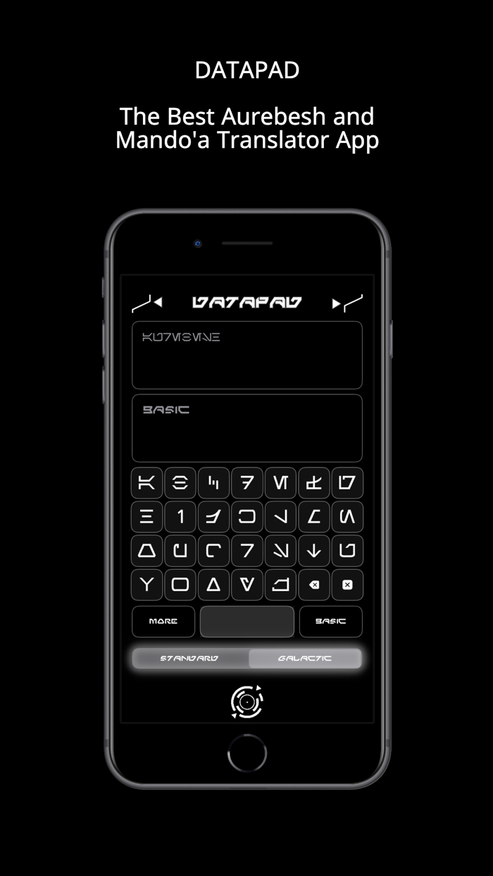 Datapad  Aurebesh Translator